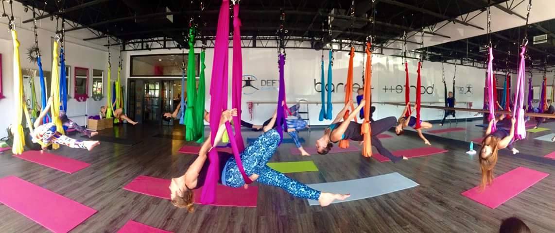 Red Cord Suspension Training and Aerial Yoga Trapeze - AerialBodies Fitness  - West Palm Beach